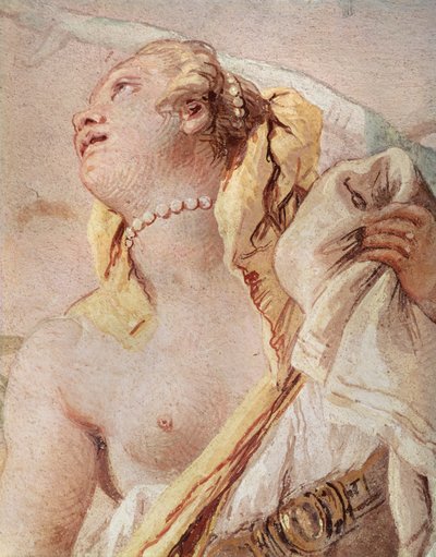 Rinaldo Abandoning Armida, detail of Armida, from 